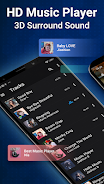 Music Player-Bass Audio Player ภาพหน้าจอ 1