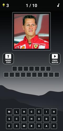 Formula 1:Guess F1 Driver Quiz Screenshot 1