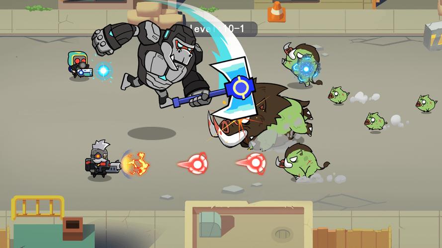 Merge Mech vs. Zombie Brawl Capture d'écran 3