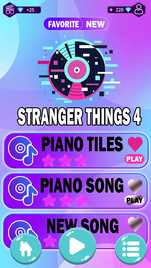 Stranger Things 4 Piano Tiles 스크린샷 0