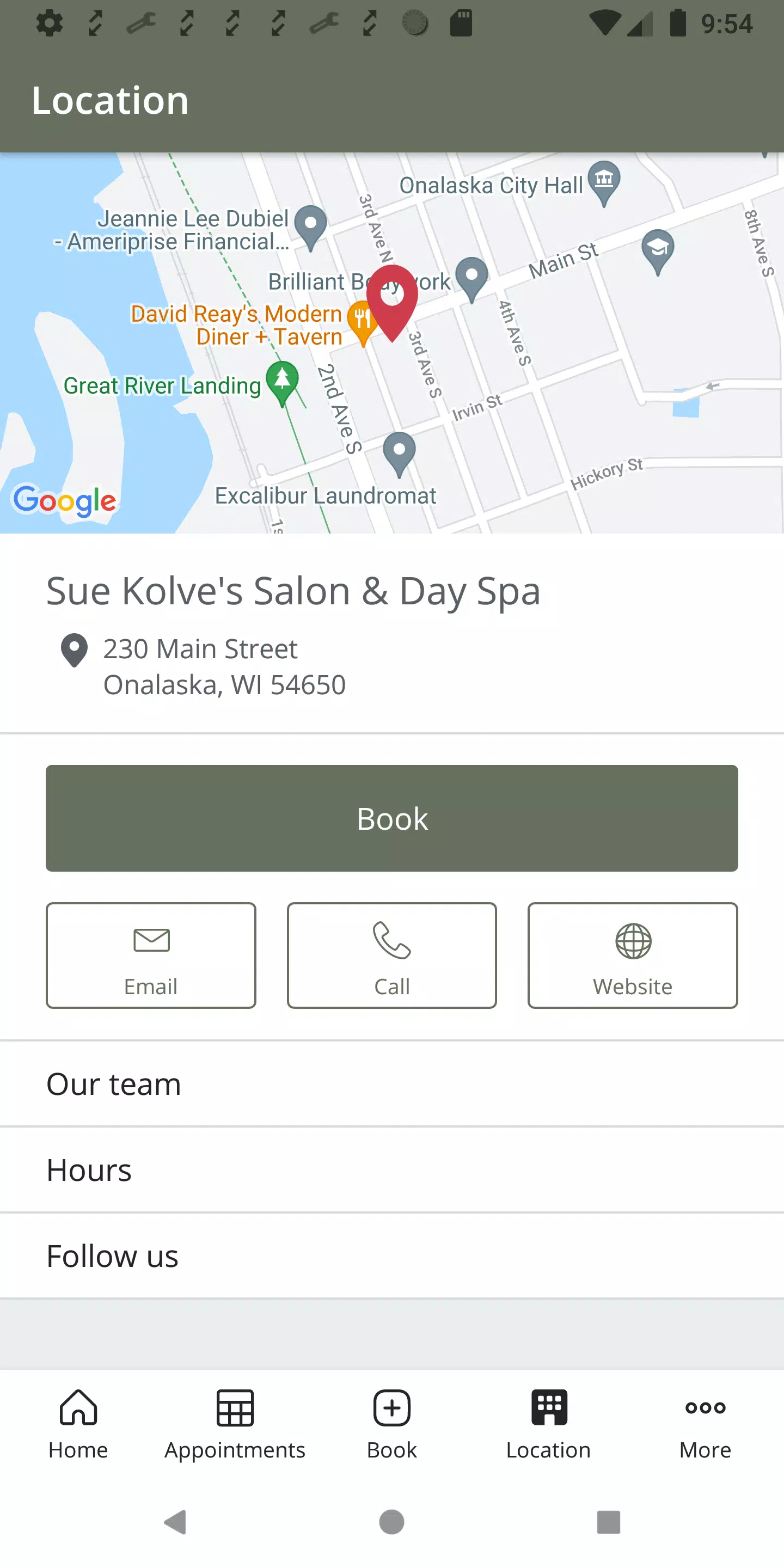 Sue Kolve’s Salon & Day Spa स्क्रीनशॉट 3