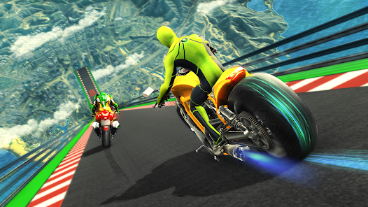 Super Hero Bike: Racing Game Ảnh chụp màn hình 0