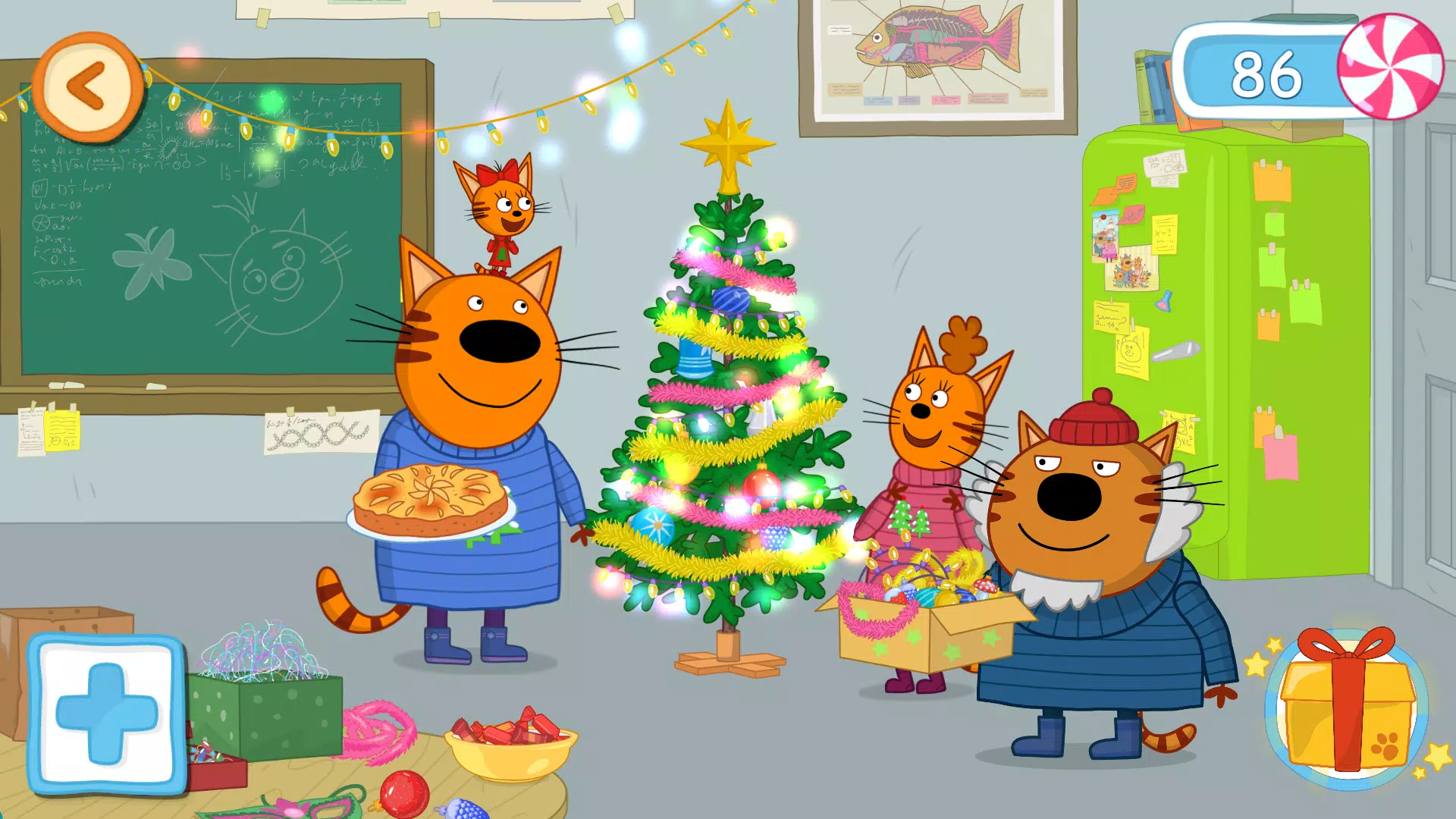 Kid-E-Cats: Winter Holidays स्क्रीनशॉट 0