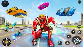 Helicopter Robot Car Game 3d Скриншот 3