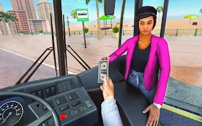 Bus Driving Sim- 3D Bus Games Ảnh chụp màn hình 0