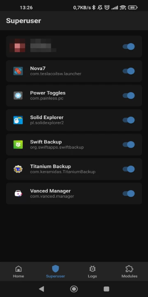 Magisk Manager ภาพหน้าจอ 1