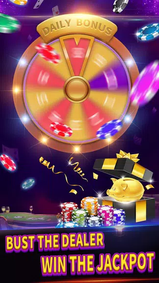 BlackJack 21 lite offline game Zrzut ekranu 2
