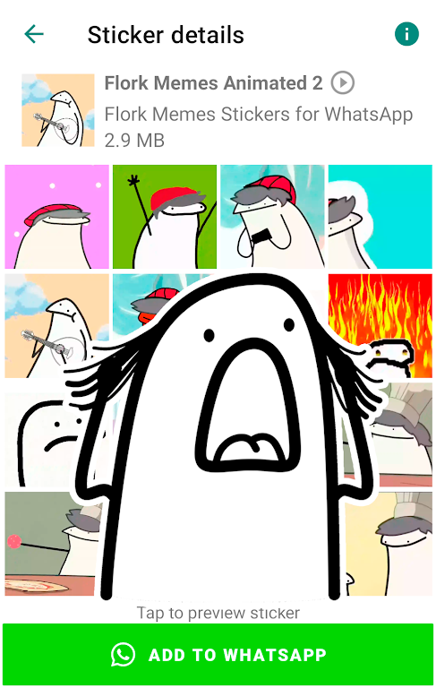 Flork memes stickers WASticker应用截图第1张