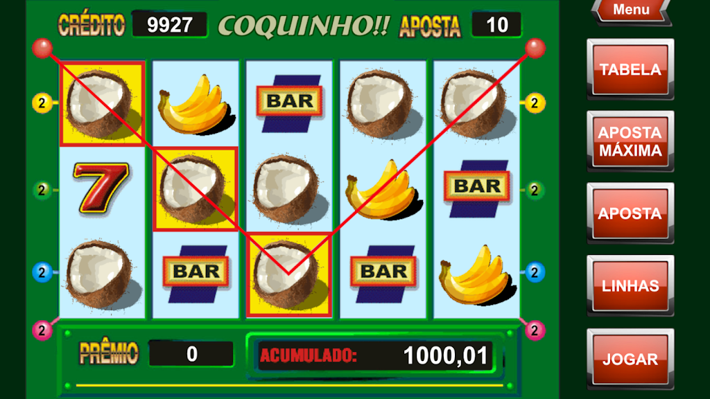 Caça Níquel do Coquinho Schermafbeelding 0