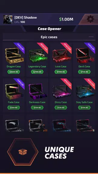 Schermata Case Battle: Skins Simulator 0