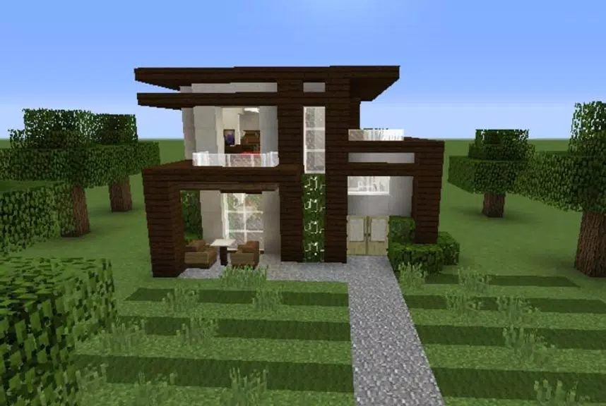 Modern MCPE Houses PRO Captura de tela 1