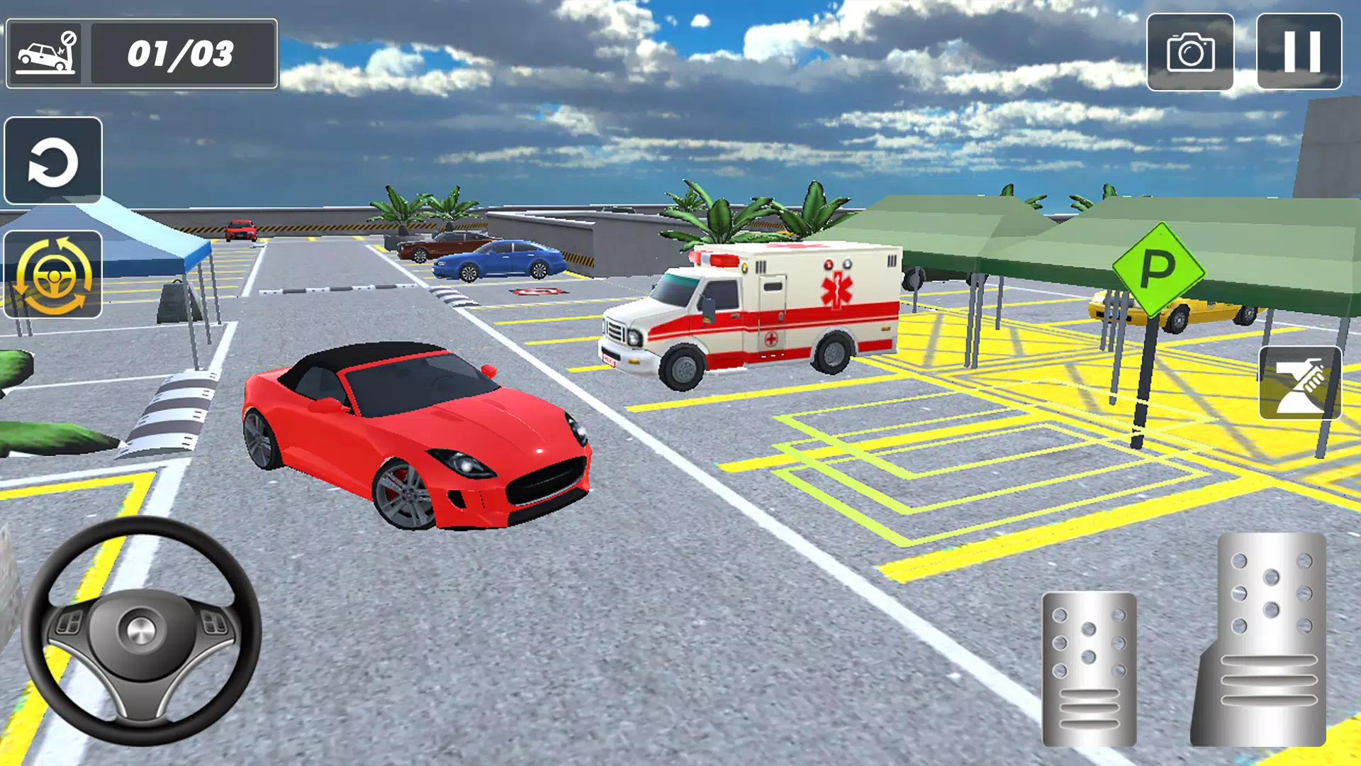 Car Parking 3D Simulation Game Captura de tela 0