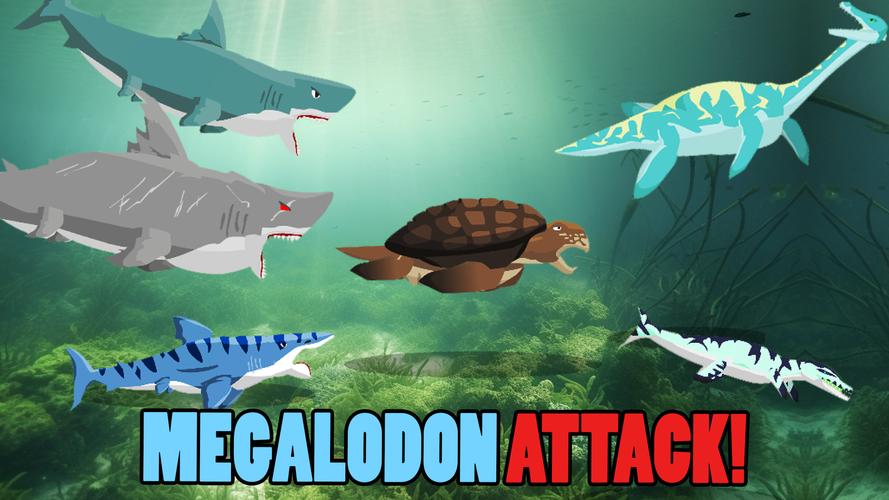 Megalodon Fights Sea Monsters Capture d'écran 0