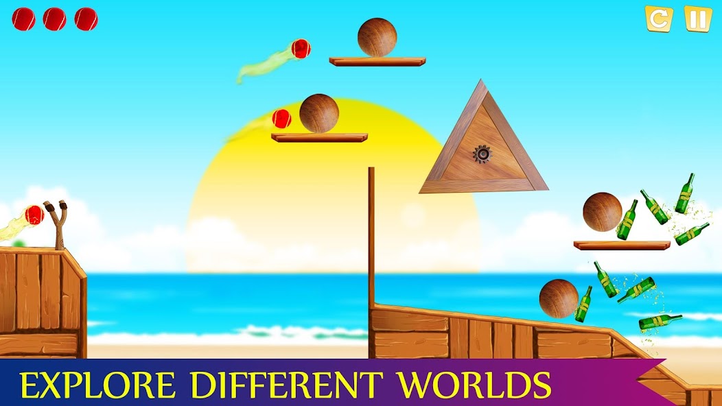 Bater garrafas derrubar 2 Captura de tela 2