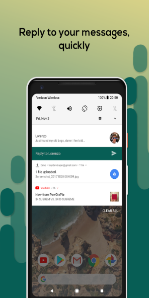 Material Notification Shade Captura de tela 0