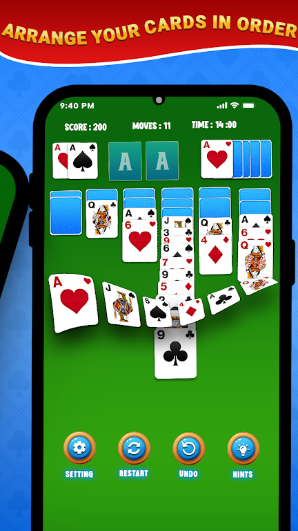 Royal Solitaire Card Game Ekran Görüntüsü 2