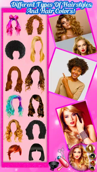 Hairstyle Changer Pro ဖန်သားပြင်ဓာတ်ပုံ 1