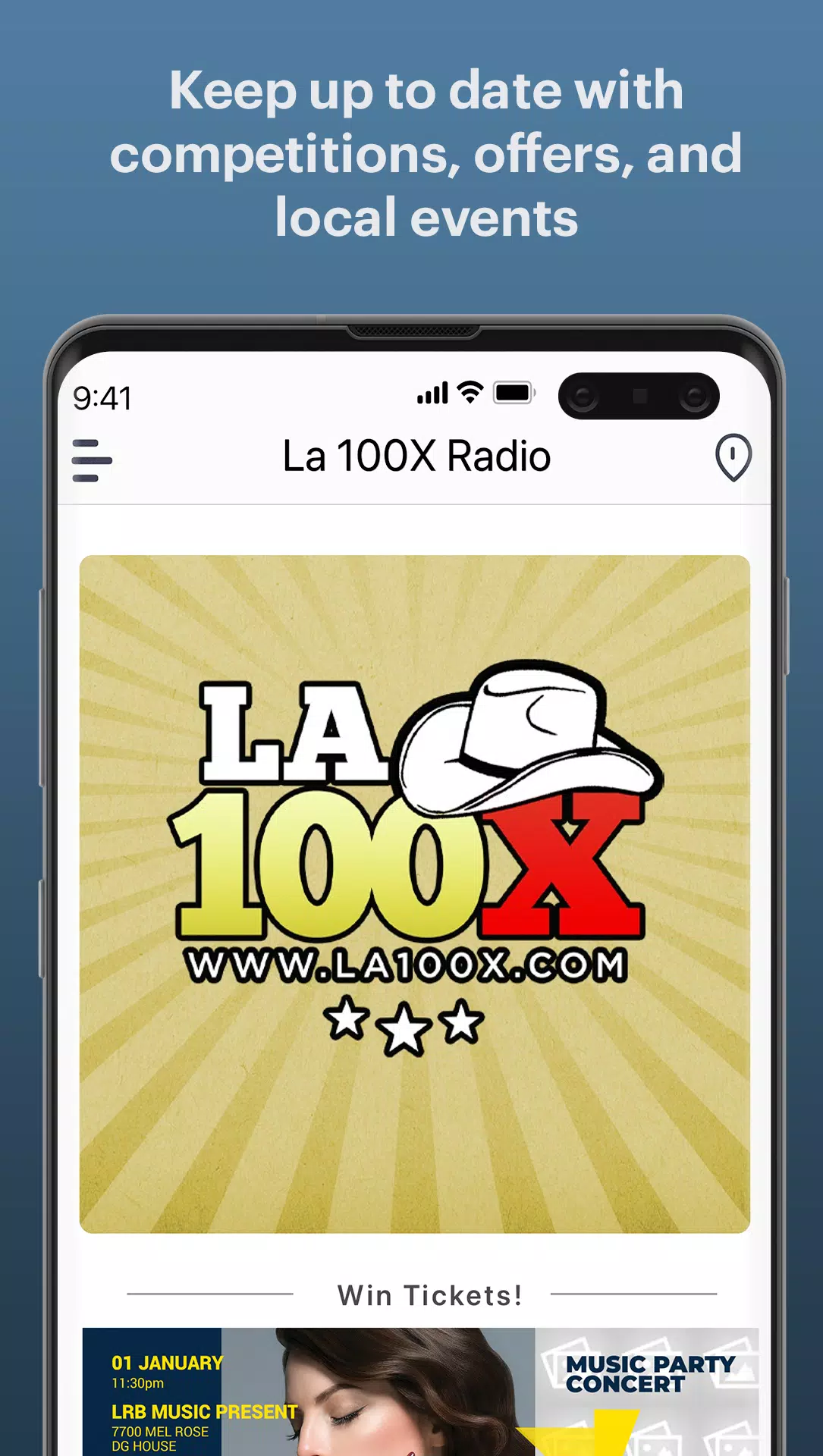 La 100X Radio Zrzut ekranu 0
