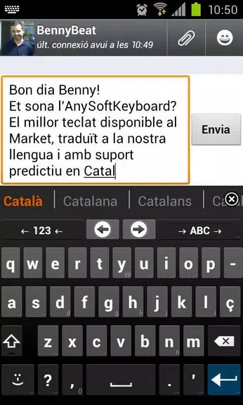 Catalan for AnySoftKeyboard Captura de pantalla 0