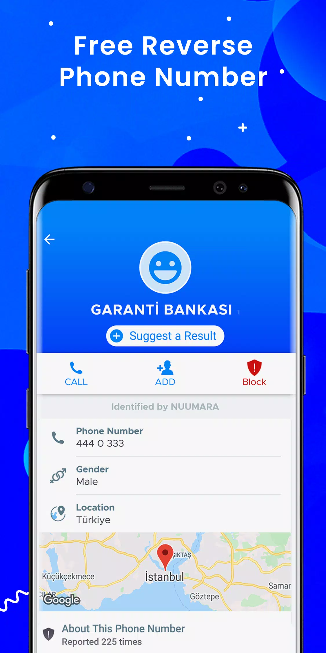 Turk Caller ID & Phone Search Tangkapan skrin 3