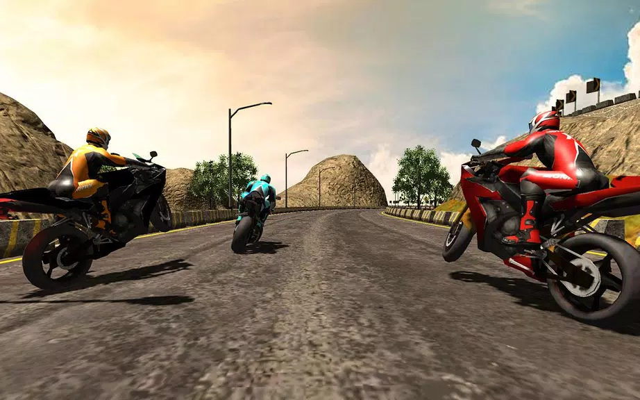 Mountain Moto Bike Racing Game Schermafbeelding 1