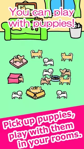 Play with Dogs - relaxing game स्क्रीनशॉट 1