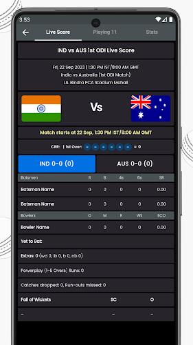 IND vs PAK Live Cricket Score Screenshot 1