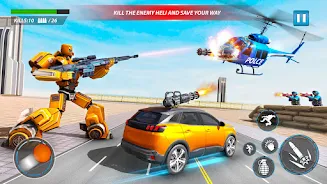 Prison Escape Robot Car Games Capture d'écran 2