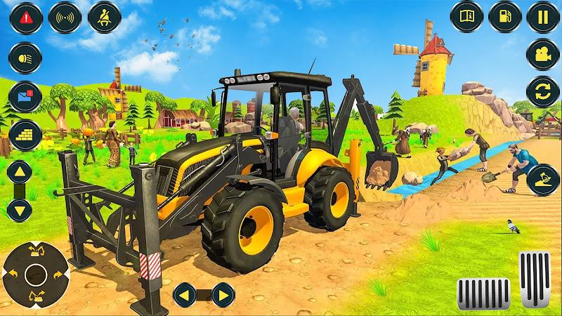 Village Excavator JCB Games Captura de tela 3