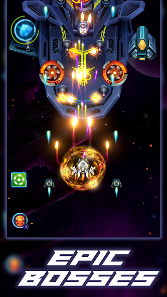 Galaxy Squad: Space Shooter Mod ภาพหน้าจอ 0