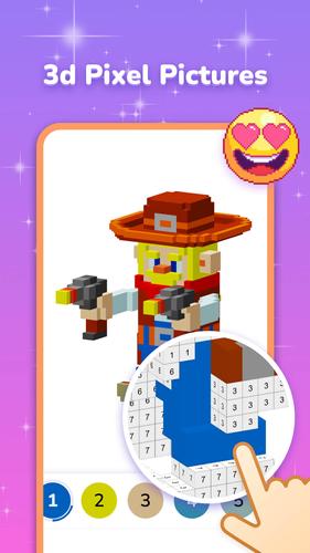 Pixel Coloring Captura de pantalla 3