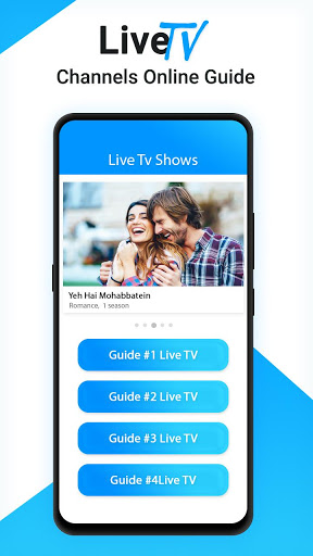 Live TV Channels Free Online Guide Скриншот 1