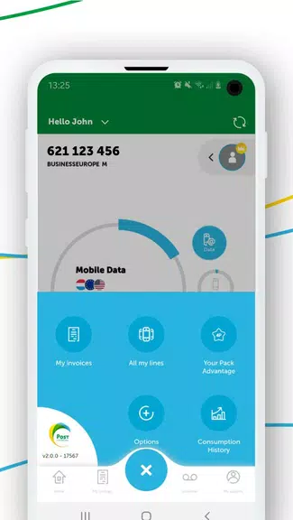 MyPost Telecom Mobile Screenshot 2