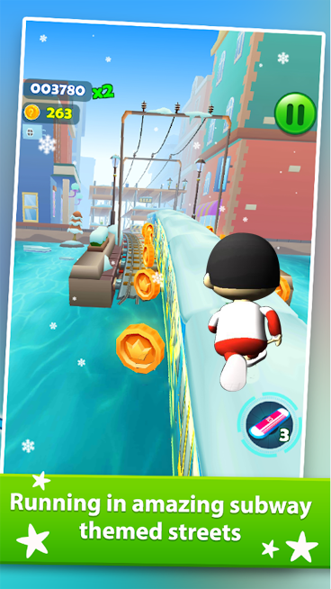 Subway Ryan Rush Runner 3D ဖန်သားပြင်ဓာတ်ပုံ 1