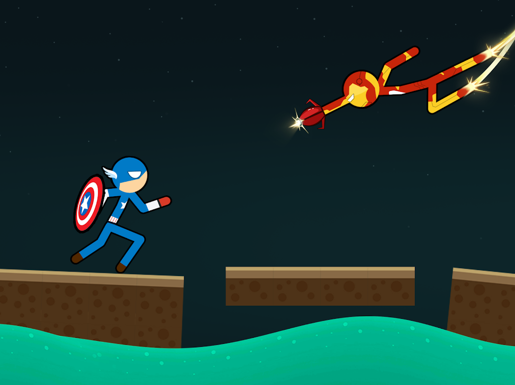 Stick-man Clash Fighting Game Screenshot 2