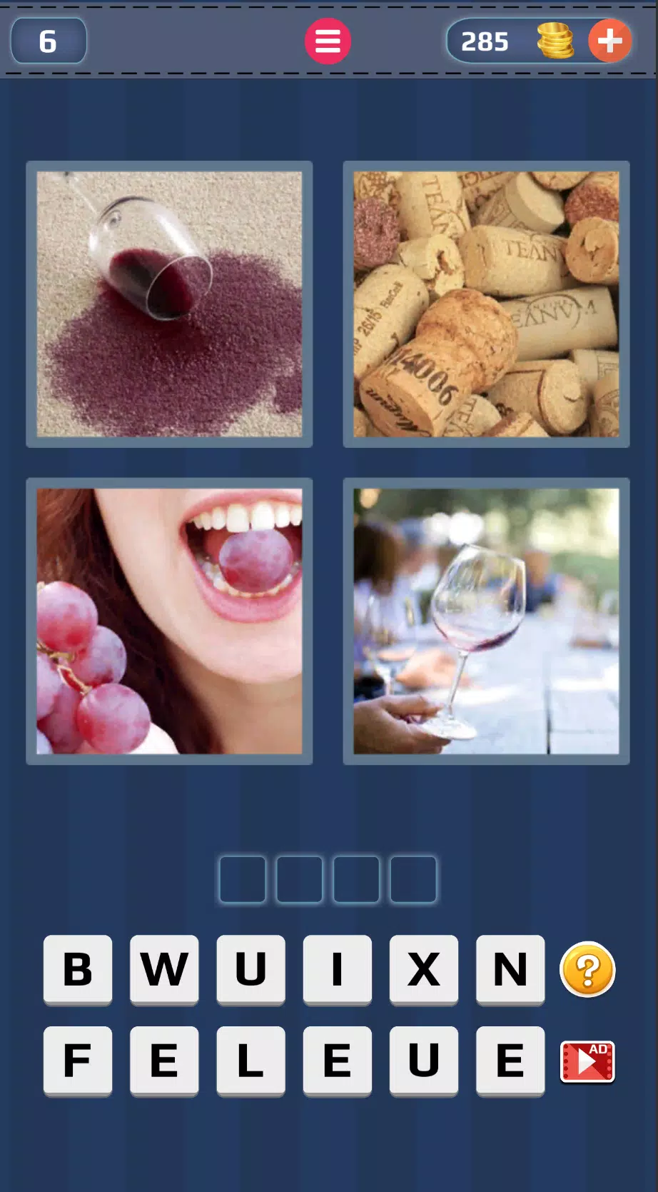 4 Pics 1 Word: Guess the Word Ảnh chụp màn hình 1