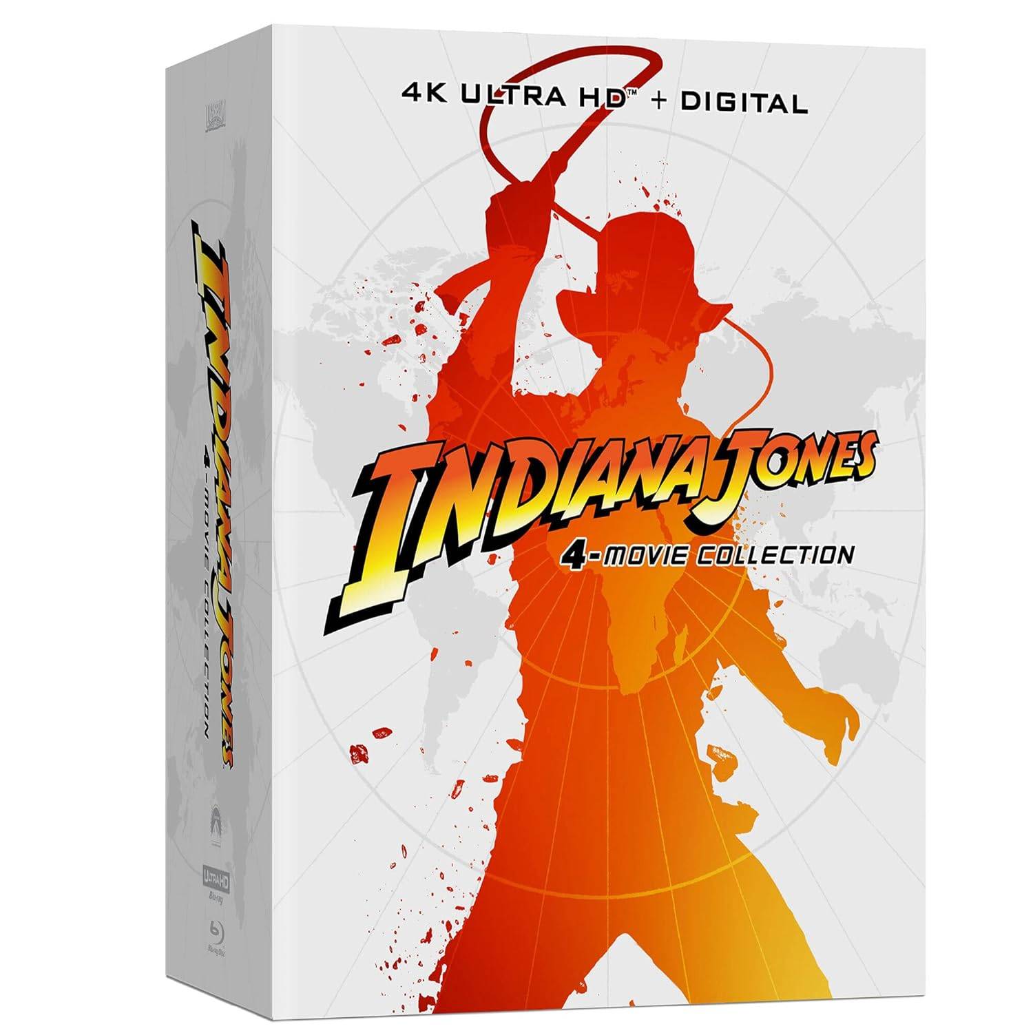 Phiên bản giới hạn Steelbook Indiana Jones Bộ sưu tập 4-Movie