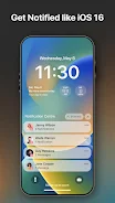 ios 16 lock screen 2023 Tangkapan skrin 1