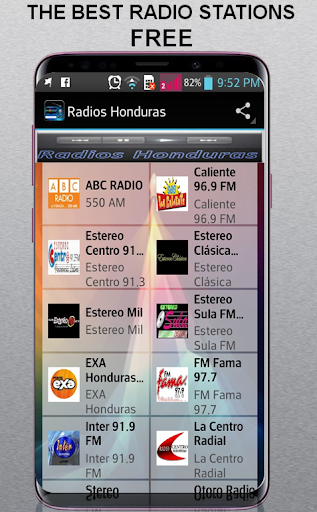 Radios Honduras Ekran Görüntüsü 1