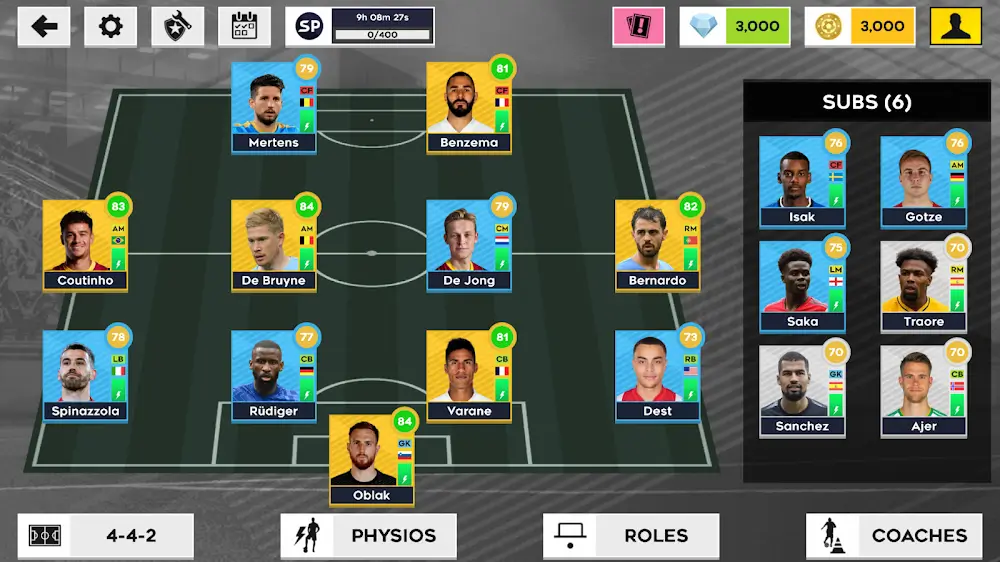 Dream League Soccer 2022 Schermafbeelding 1