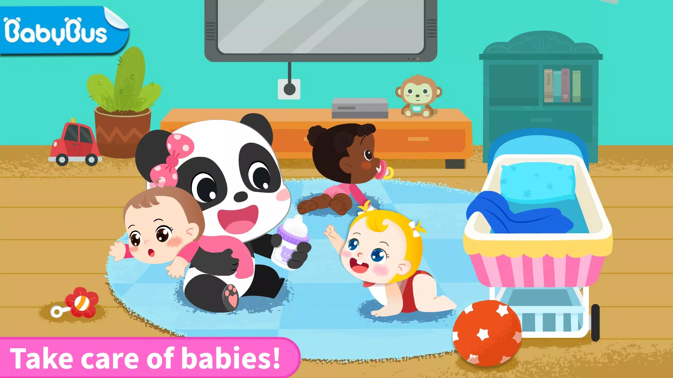 Jogos Panda: Cuide das Bebês Captura de tela 0
