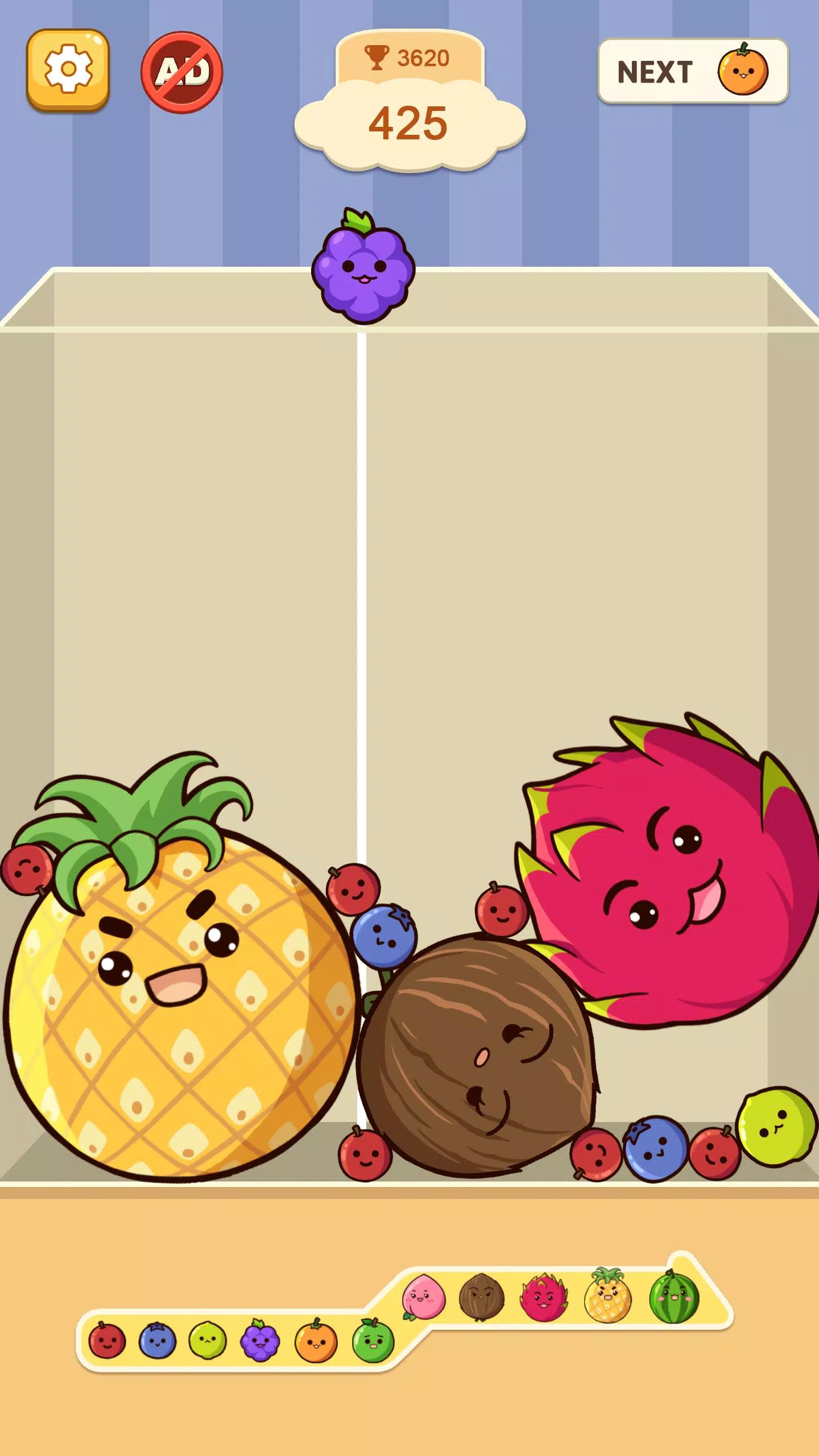 Fruit Merge: Juicy Drop Game Tangkapan skrin 1