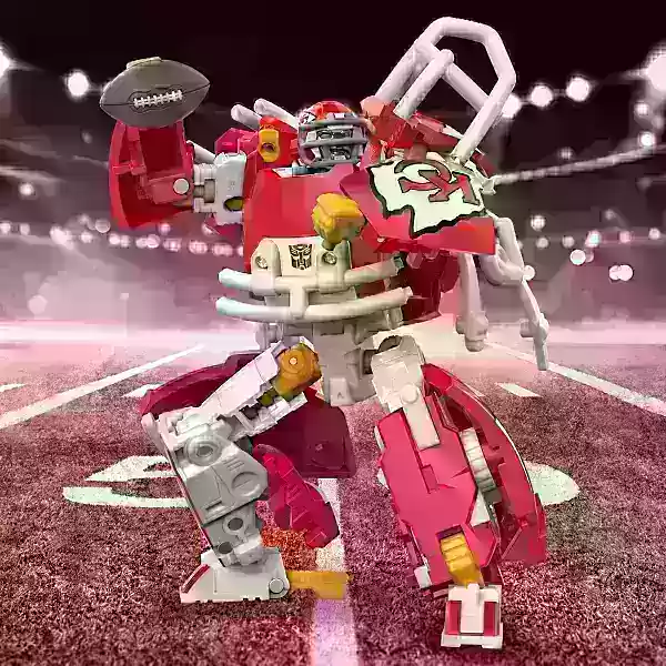 Kansas City Chiefs KC-59 NFL Transformers Figure