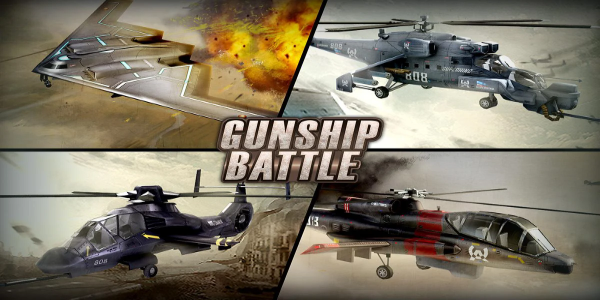 GUNSHIP BATTLE: Helicopter 3D Captura de tela 1