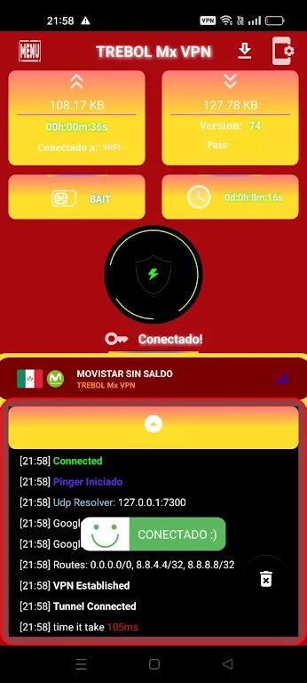 TREBOL Mx VPN Capture d'écran 3