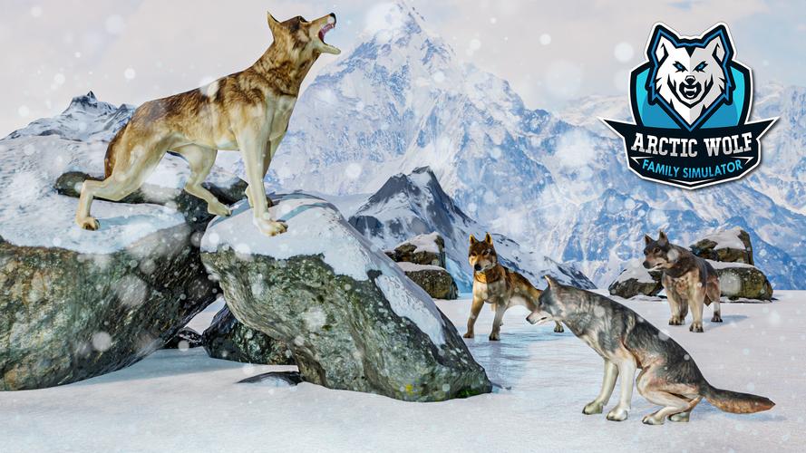 Arctic Wolf Family Simulator 스크린샷 2