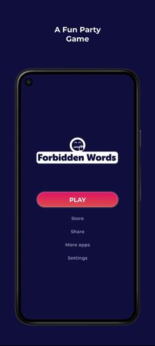 Forbidden Words - Party game应用截图第0张