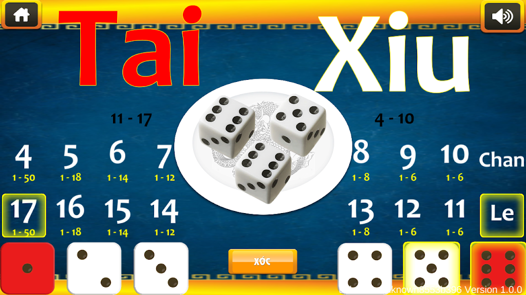 Tai Xiu 3D 2020 Schermafbeelding 1
