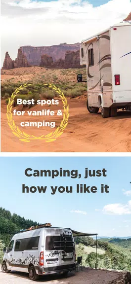StayFree Vanlife Camping Sites應用截圖第2張