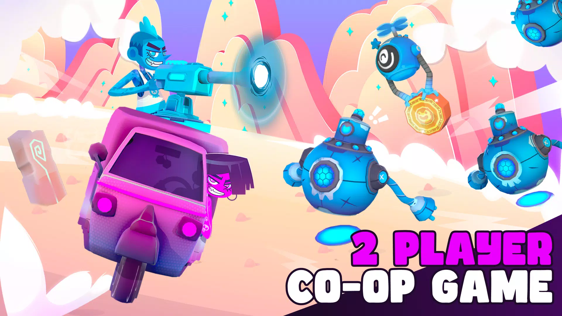 Back2Back: 2 Player Co-op Game Screenshot 3